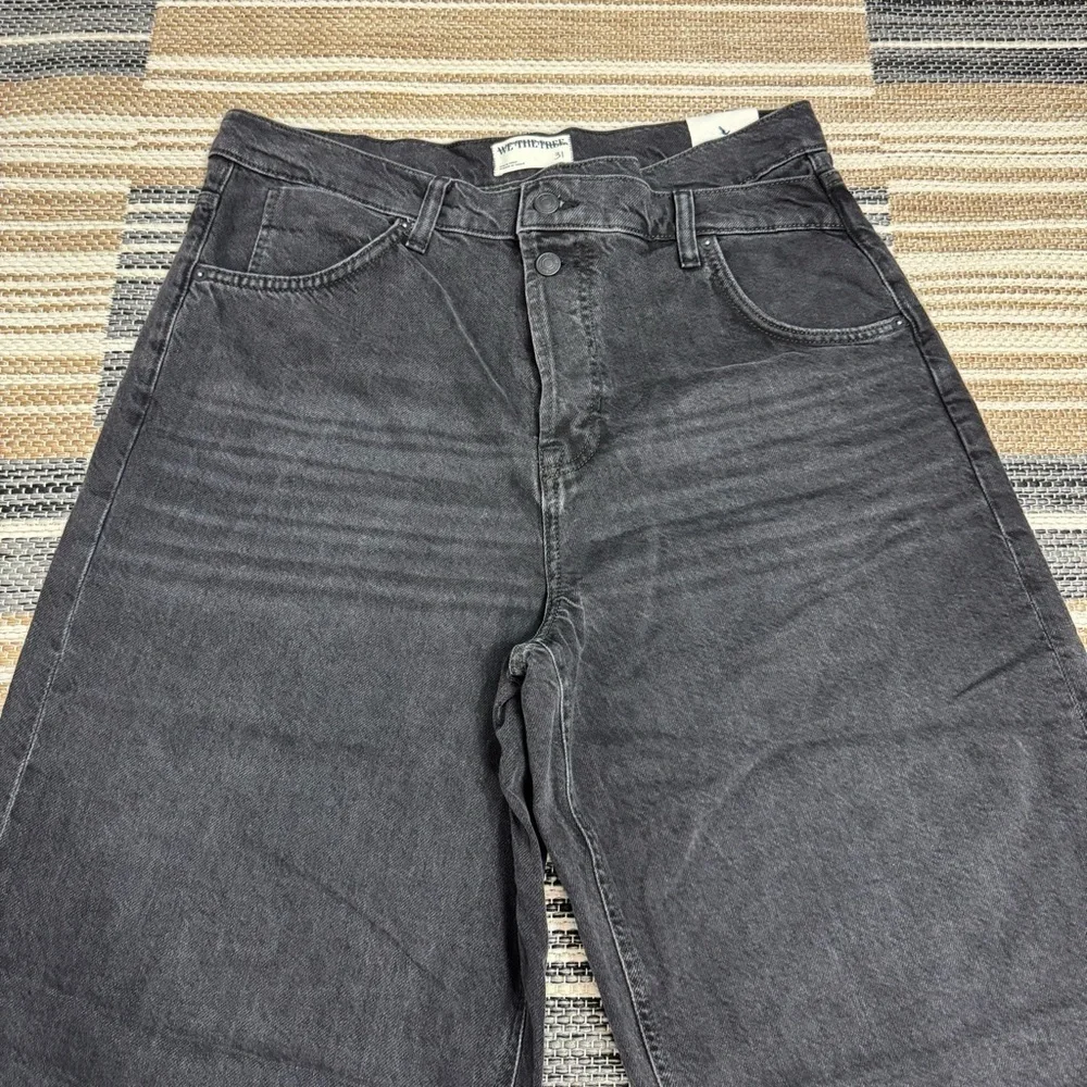 Free‎ People Crossroads Mid Rise Slim Straight Button Fly Denim Jeans Size 31